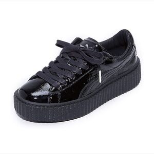 Puma x Fenty by Rihanna Black Patent Creepers Size 8.5